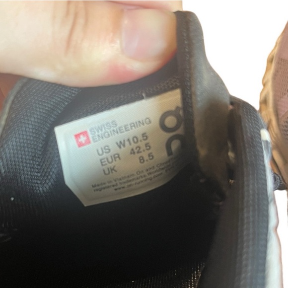 On Running Shoes Cloud X Lilac Black Womens Sneakers 10.5 - Picture 8 of 10